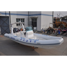6.8m Rescue Boat Rigid Heavy Load Speed Inflatable Boat